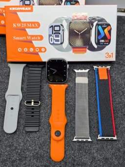 Kw25 max with 5 premium strap (metal and fabric)