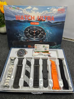 Laxasfit Watch Ultra 7 in 1 – নিউ মডেল, ইউনিক আউটলুক প্রিমিয়াম লুক - laxasfit-7-in-1-5.jpeg