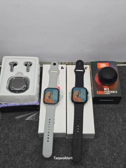 S10 Max স্মার্টওয়াচ কম্বো – Ultrapods Pro ইয়ারবাড ও JBL M3 স্পিকার - s10-max-4.jpeg